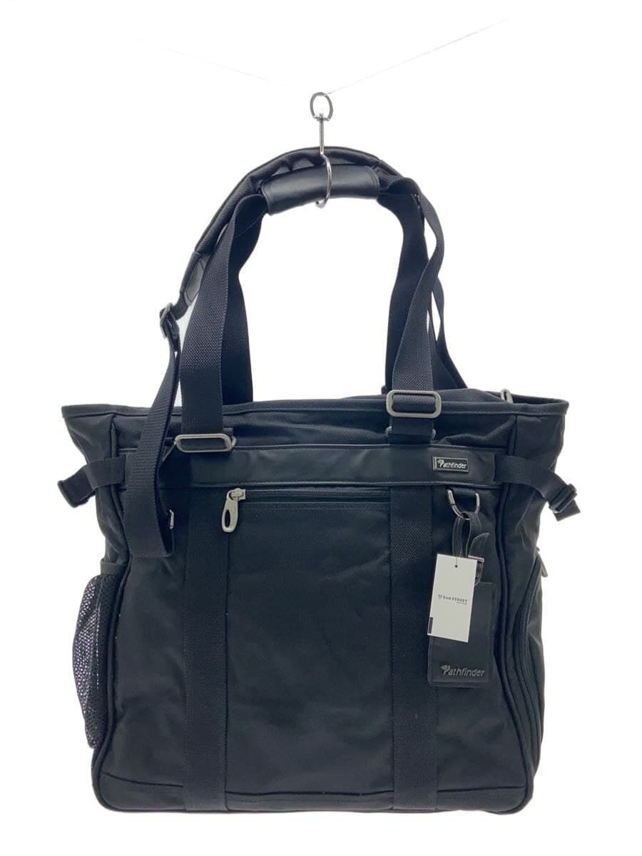 Pathfinder Tote Bag Nylon GRY Plain 2WAY