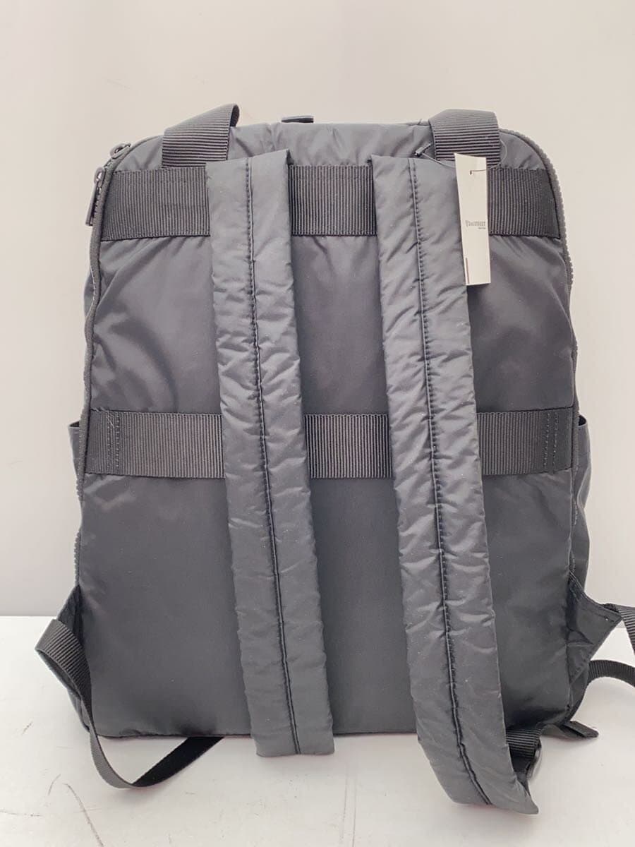 agnes b. Backpack Nylon Black Solid Color QAT01-05 3