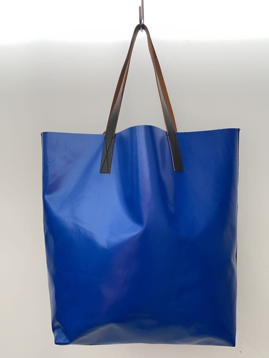 MARNI Tote Bag PVC Black SHMQ0000A3 3