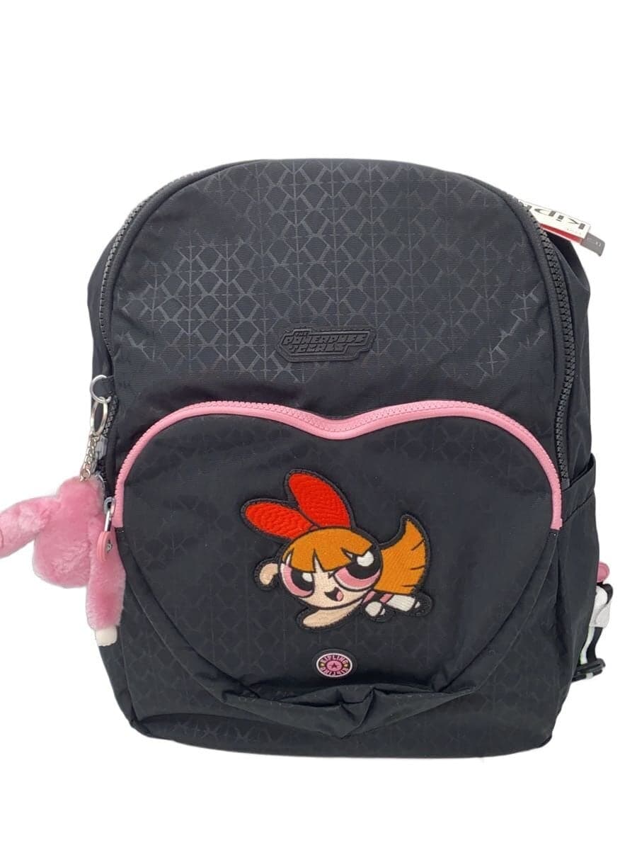 Kipling Backpack Polyester Black Pink