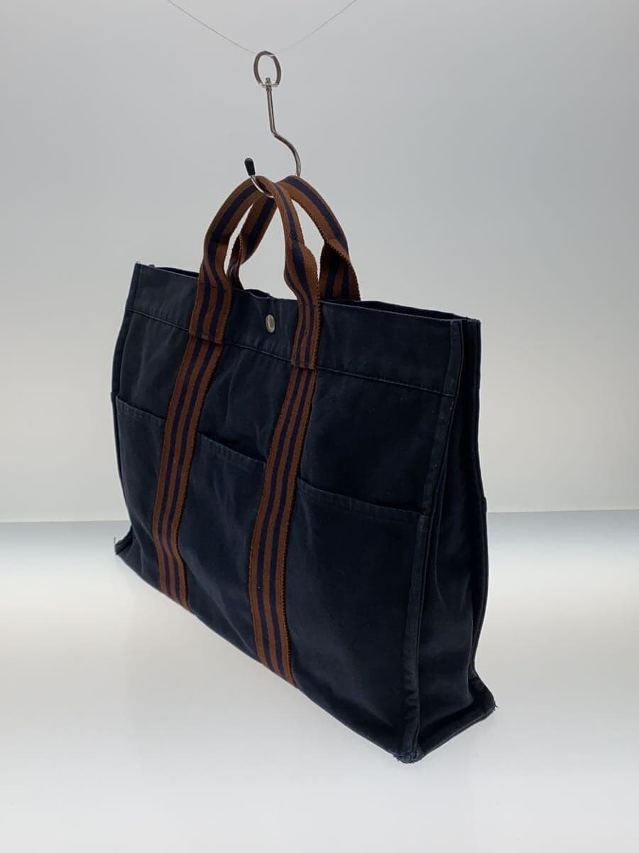 HERMES Fourre-Tout Tote Bag NVY 2