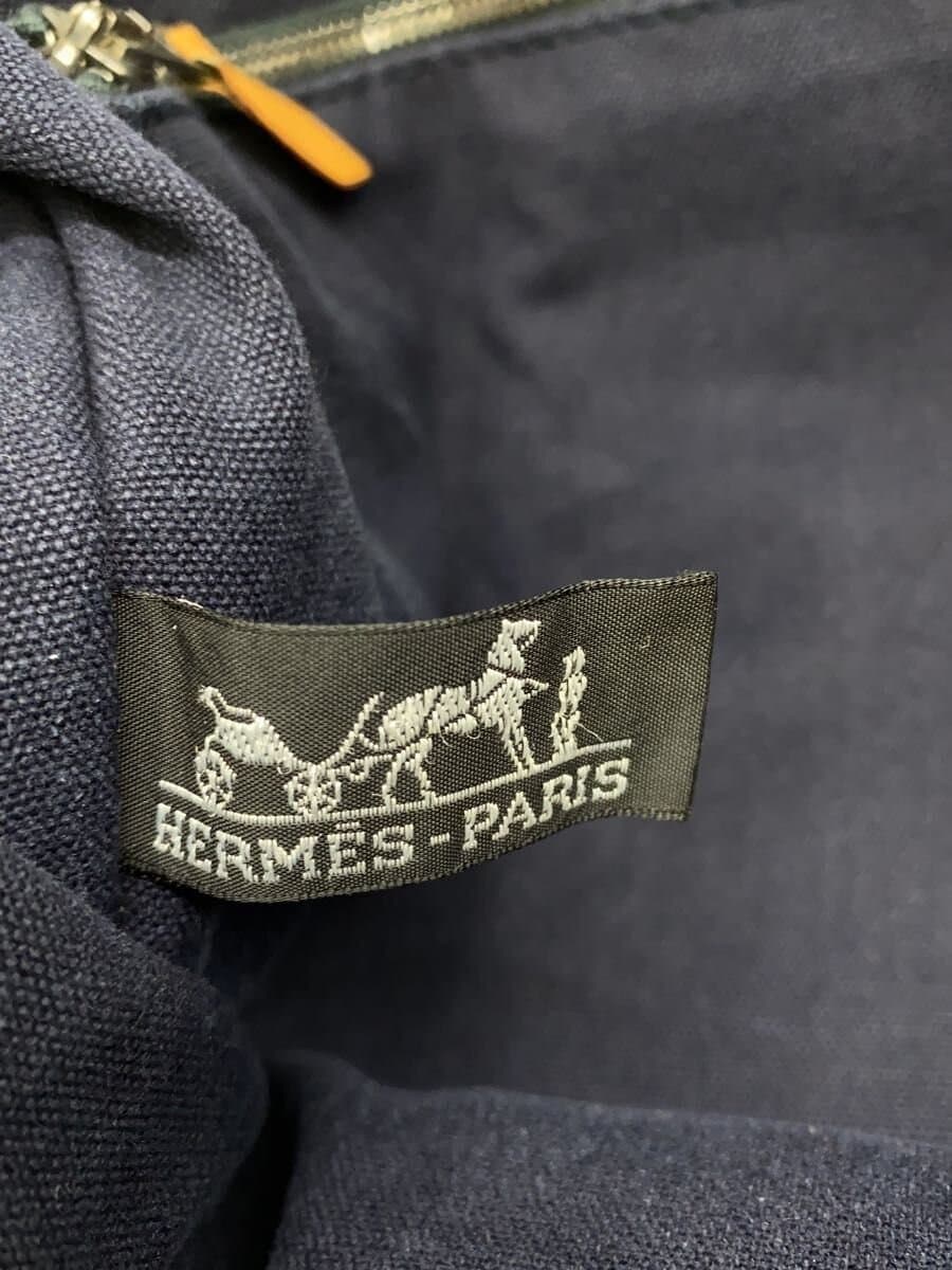 HERMES Fourre-Tout Tote Bag NVY 5