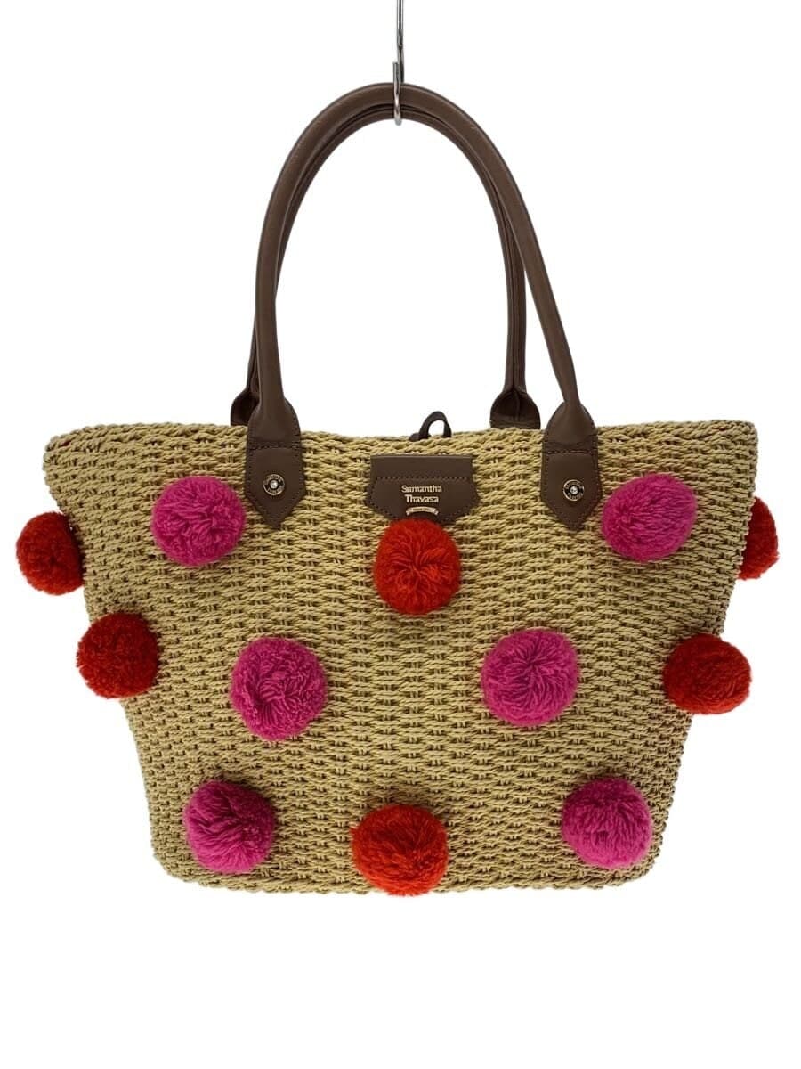 Samantha Thavasa Tote Bag CML Solid