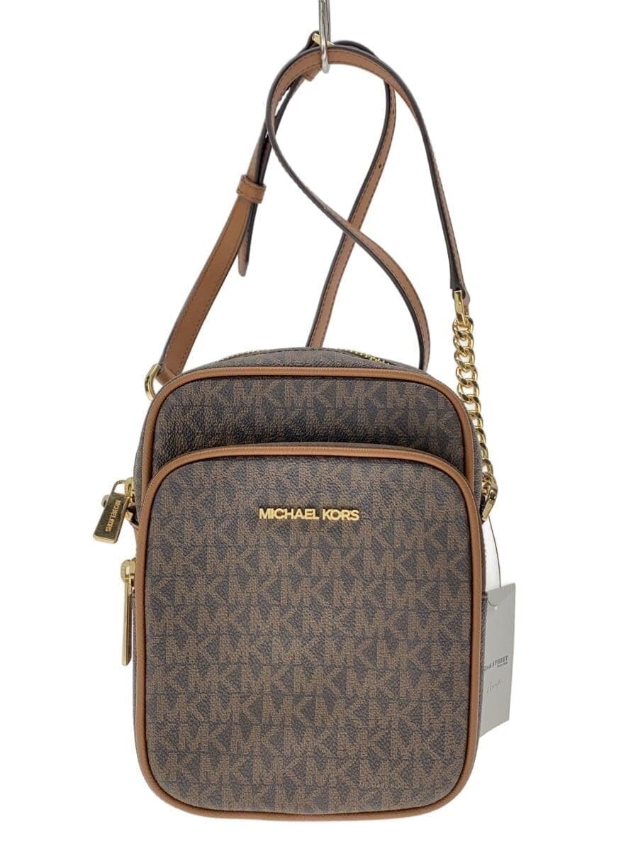 MICHAEL KORS Shoulder Bag PVC BRW Monogram 35F1GTVC2B