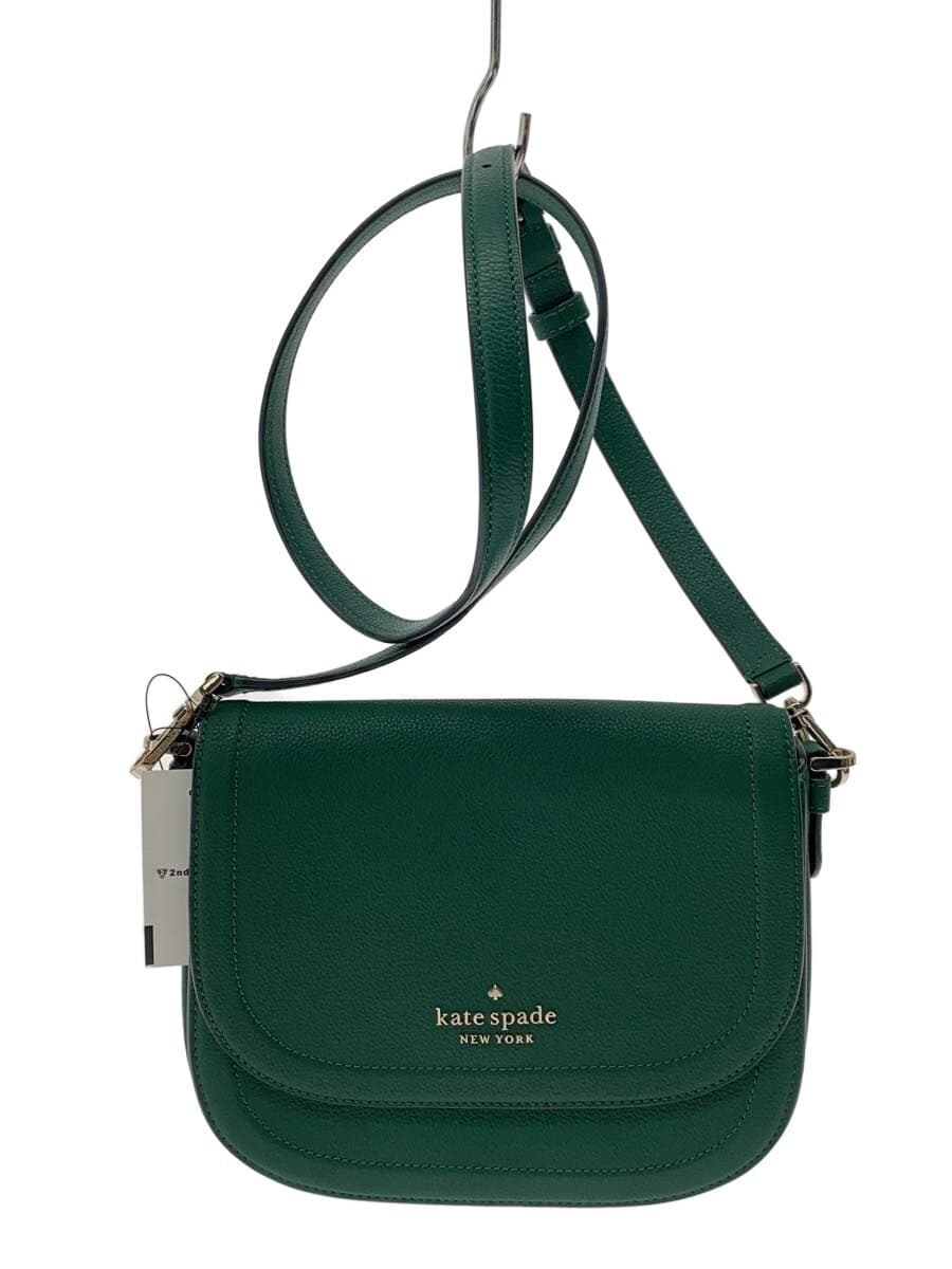 kate spade new york Shoulder Bag Leather GRN Solid