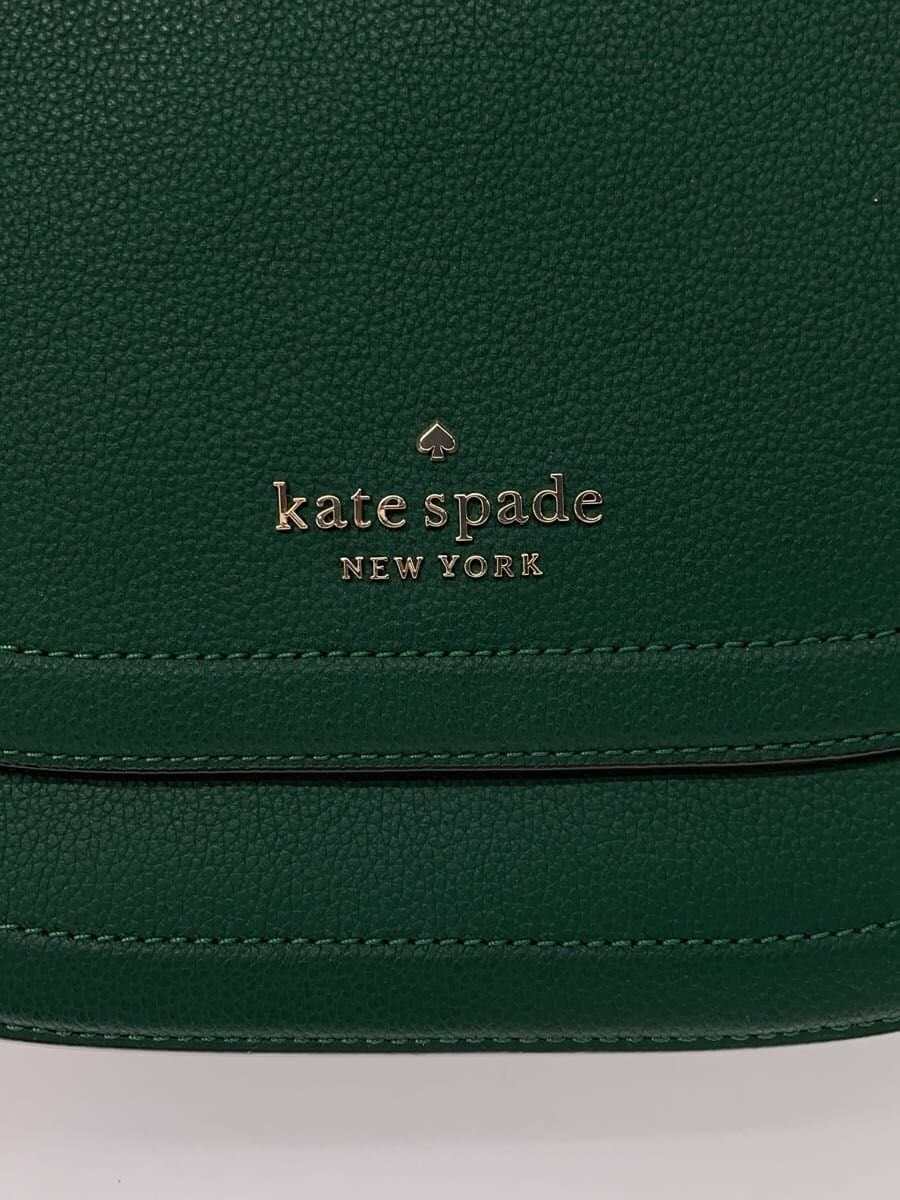 kate spade new york Shoulder Bag Leather GRN Solid 5