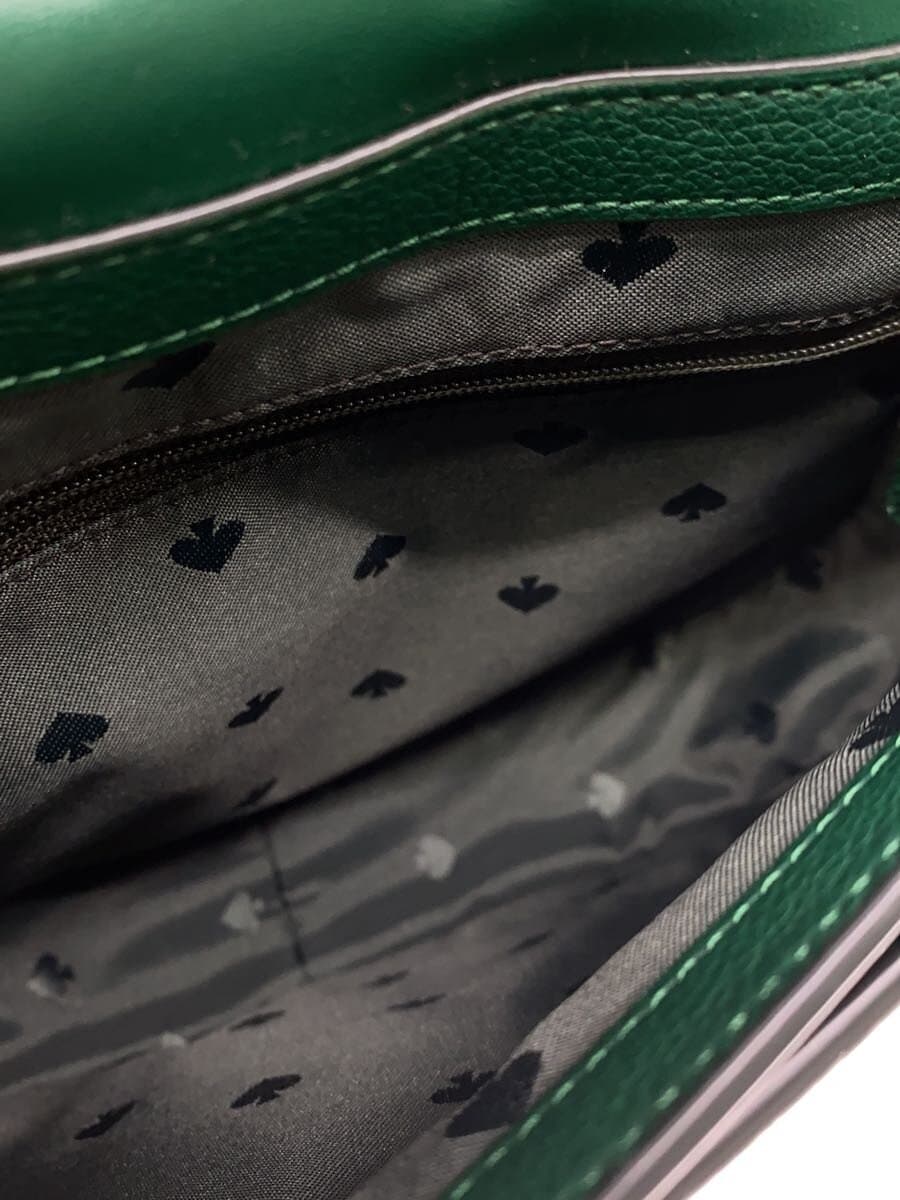 kate spade new york Shoulder Bag Leather GRN Solid 6