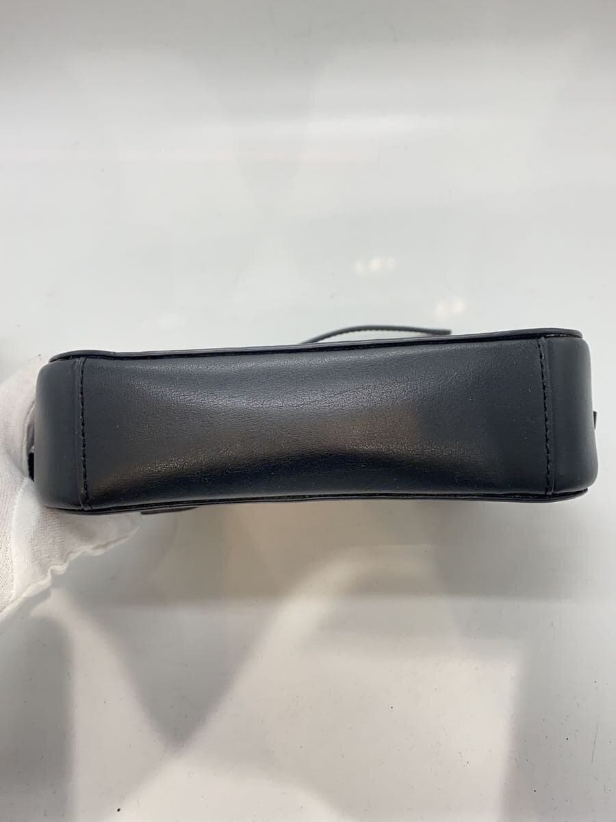 COACH Mini Camera Bag Signature Black Leather -- BRW Allover Pattern 91677 4