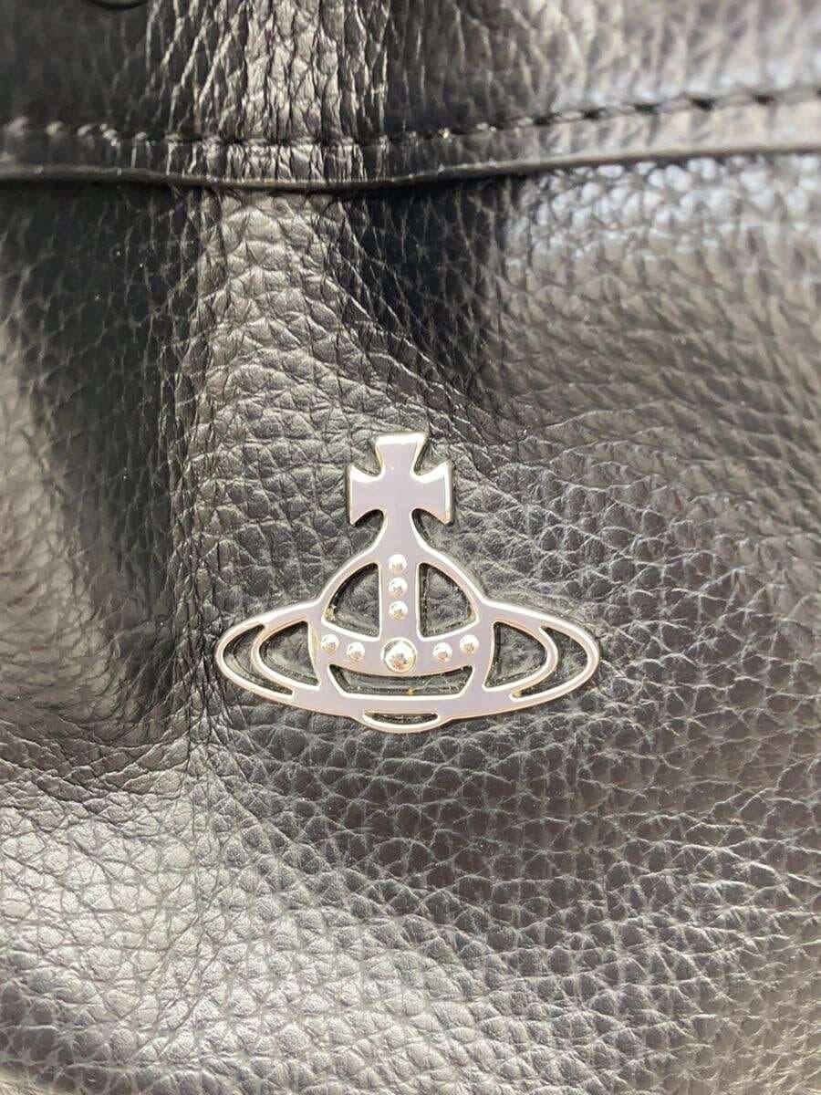 Vivienne Westwood Shoulder Bag Leather BLK Solid 4C030004W S000D N403 5