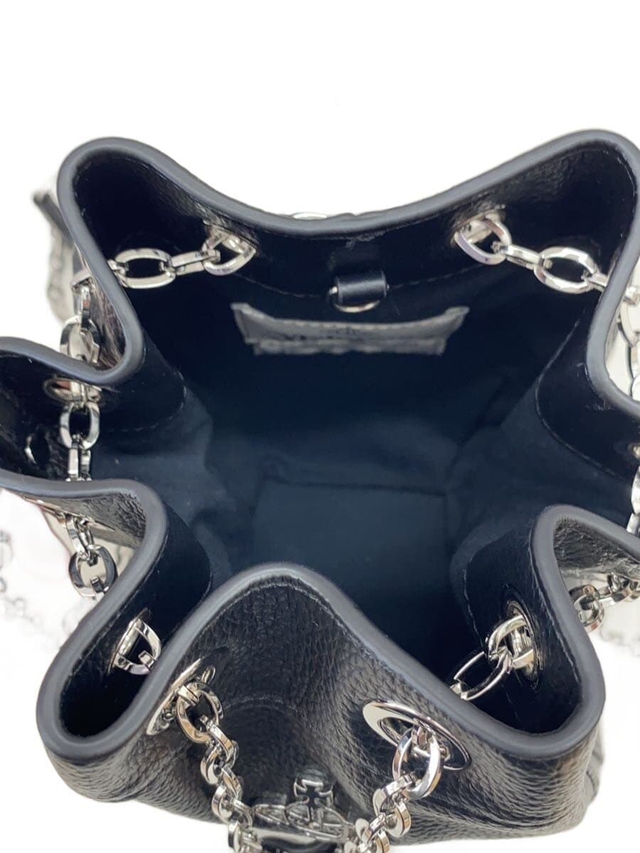 Vivienne Westwood Shoulder Bag Leather BLK Solid 4C030004W S000D N403 6