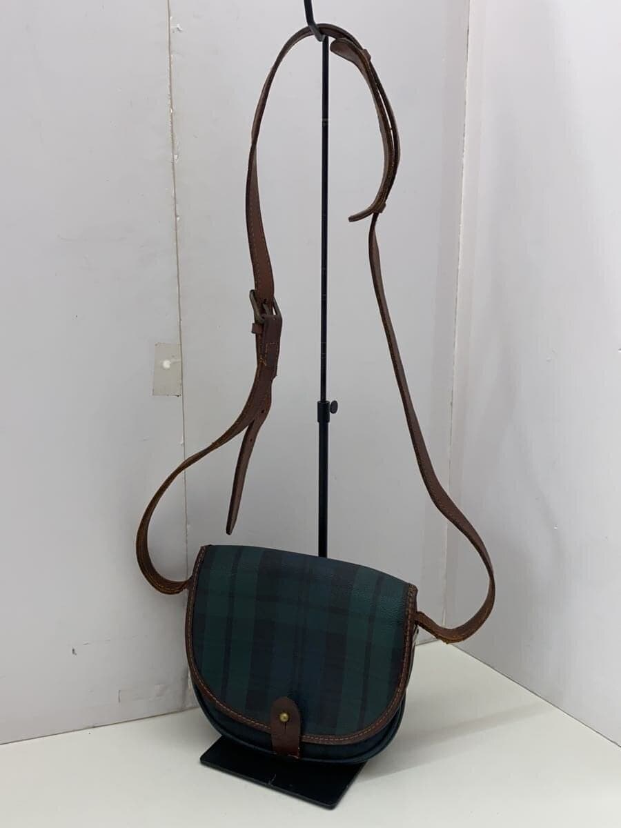 POLO RALPH LAUREN Shoulder Bag PVC GRN Check 2
