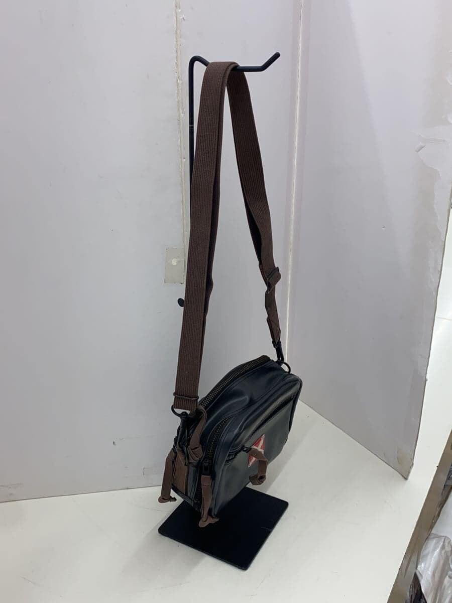 LUGGAGE LABELLINER Mini Shoulder Shoulder Bag S PVC GRY Made in Japan 2