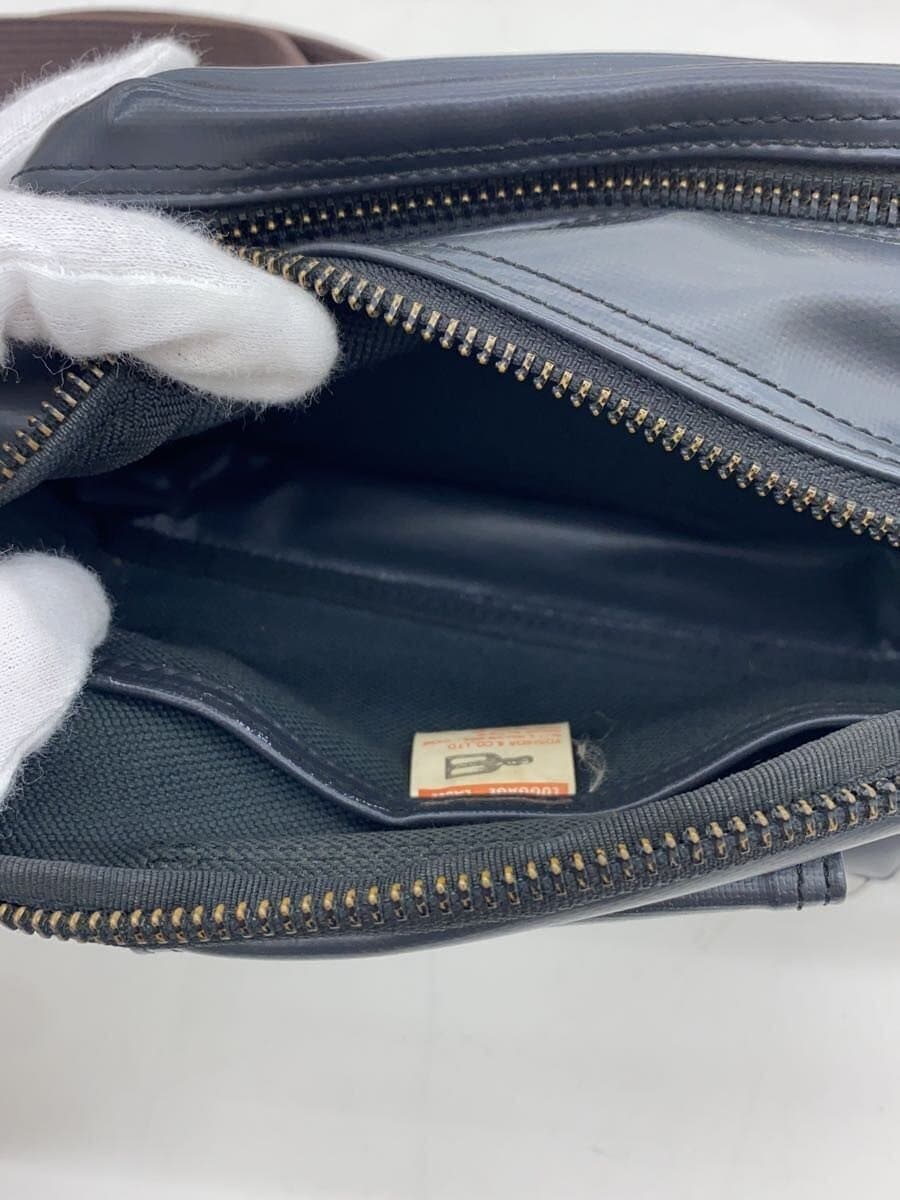 LUGGAGE LABELLINER Mini Shoulder Shoulder Bag S PVC GRY Made in Japan 6