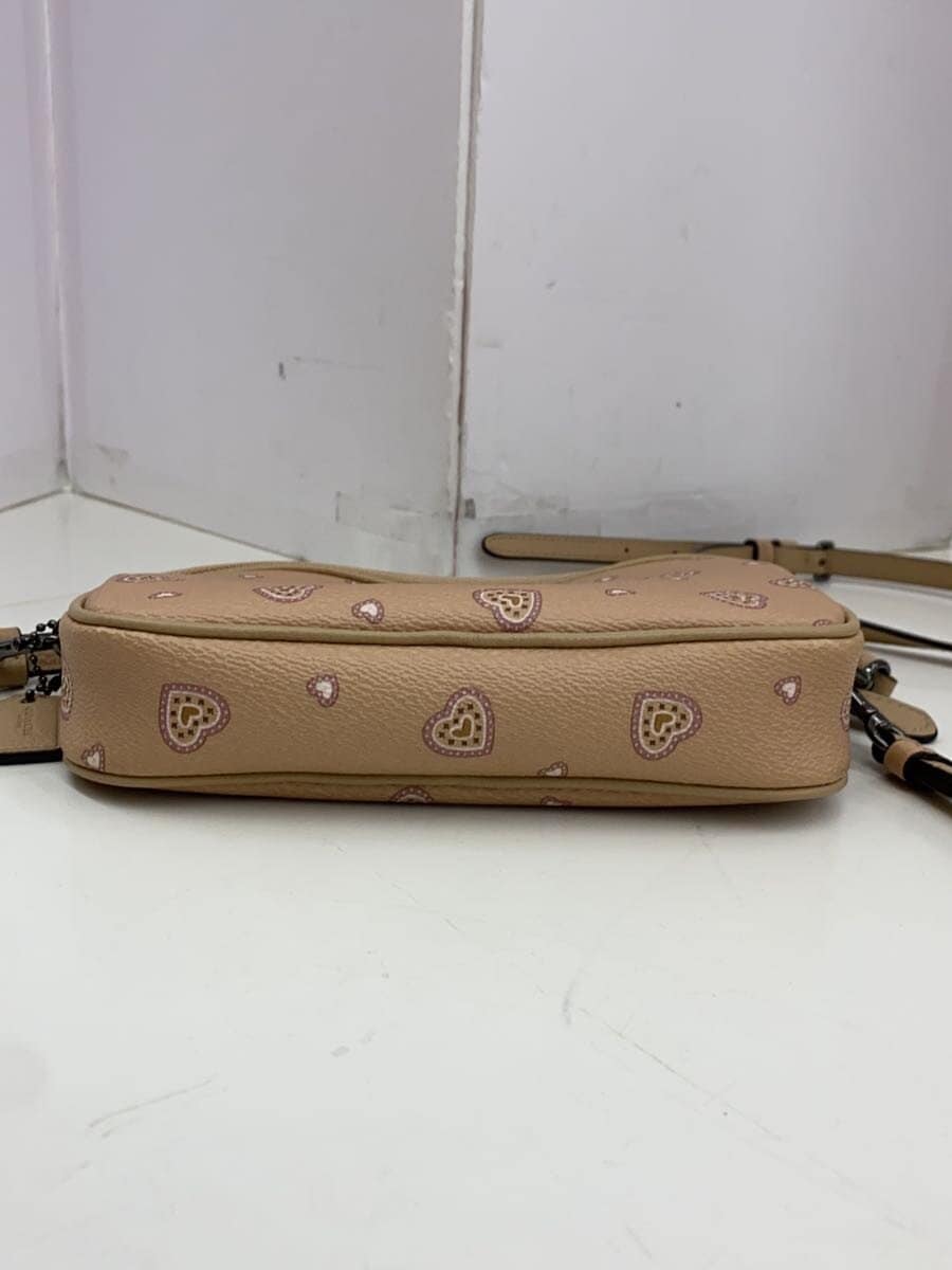 COACH Shoulder Bag Leather Beige 29682 4