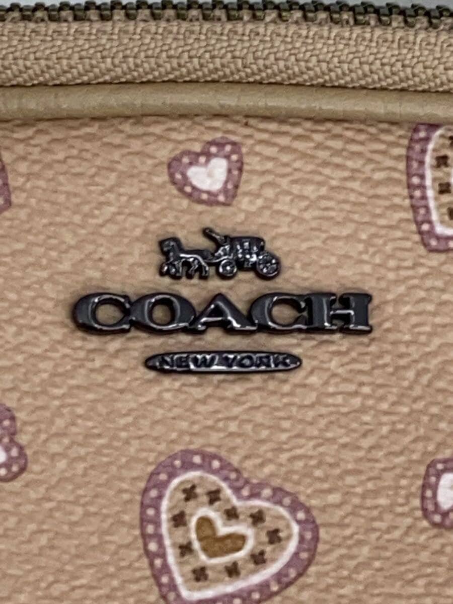 COACH Shoulder Bag Leather Beige 29682 5