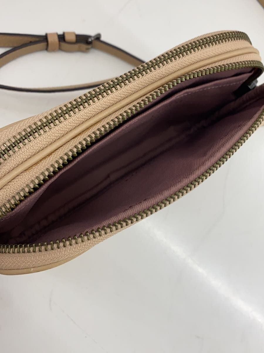 COACH Shoulder Bag Leather Beige 29682 6