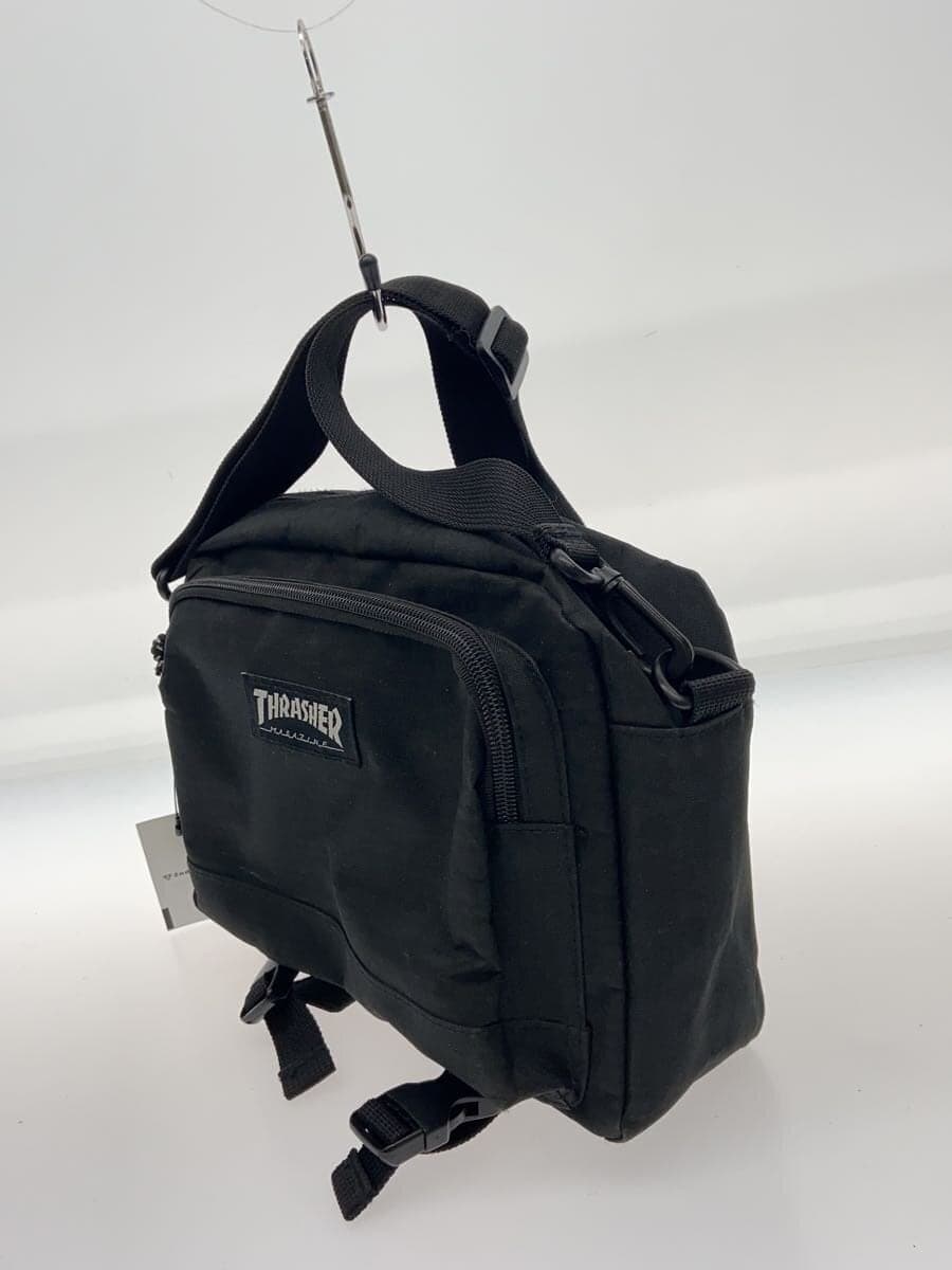THRASHER Shoulder Bag Polyester BLK Solid 2