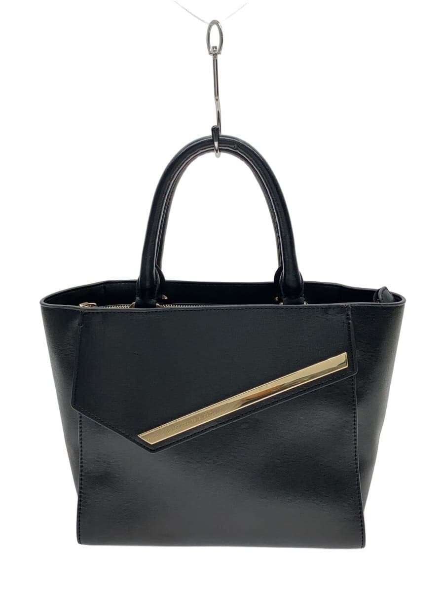 CHARLES&KEITH Shoulder Bag Leather BLK Solid