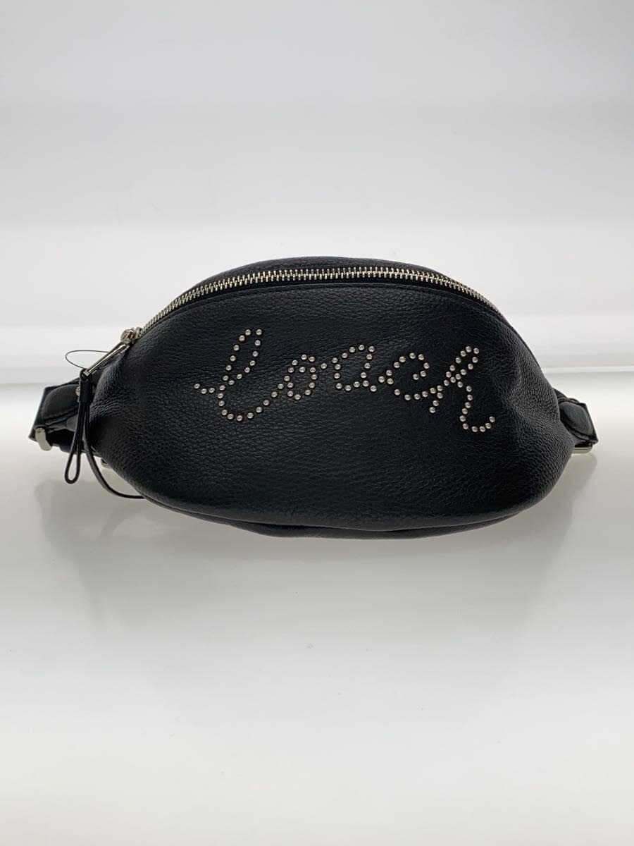 COACH Shoulder Bag Leather Black F88875 4
