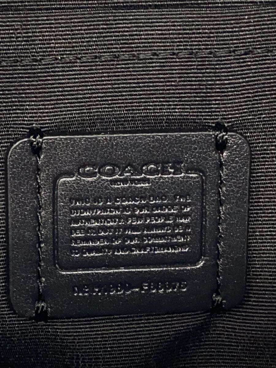COACH Shoulder Bag Leather Black F88875 5