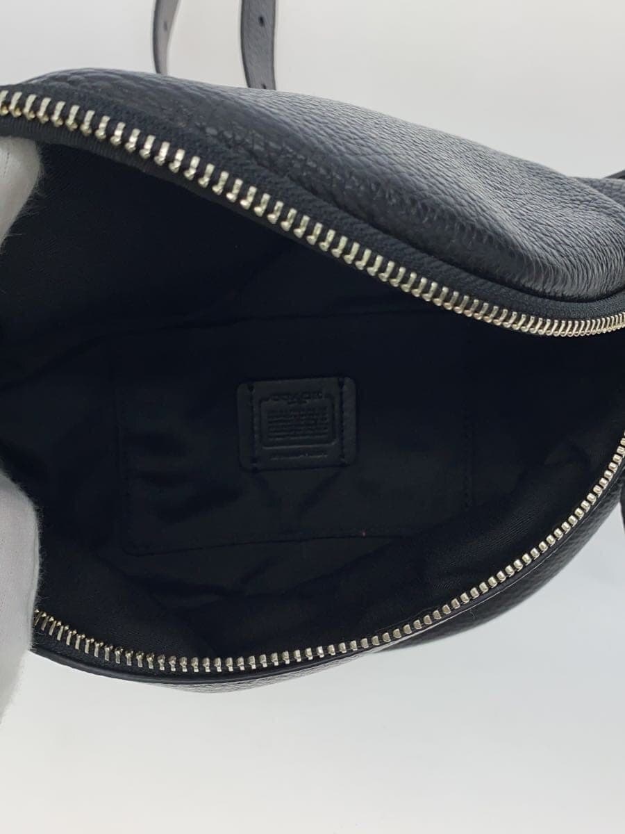 COACH Shoulder Bag Leather Black F88875 6