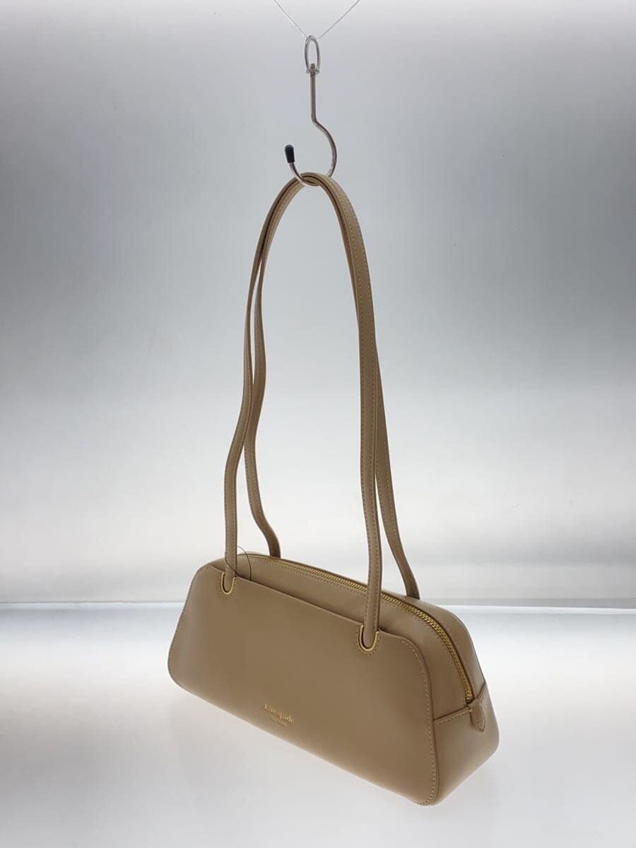 Kate Spade New York shoulder bag leather beige plain 2