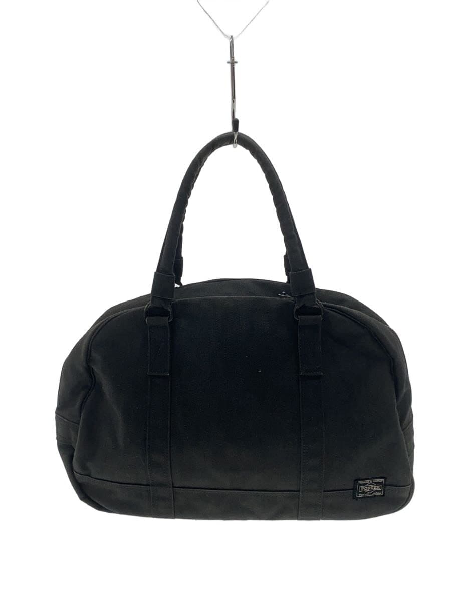 PORTER Boston Bag Canvas Black Plain