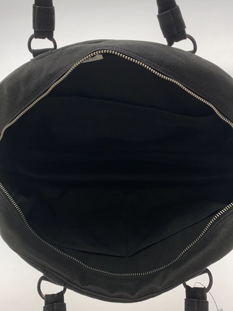 PORTER Boston Bag Canvas Black Plain 6