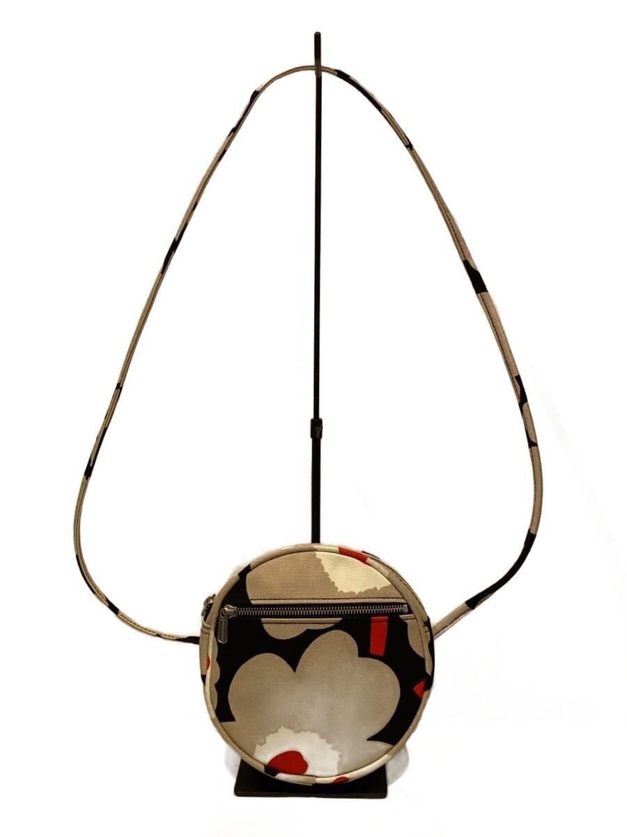 Marimekko shoulder bag canvas BEG floral pattern
