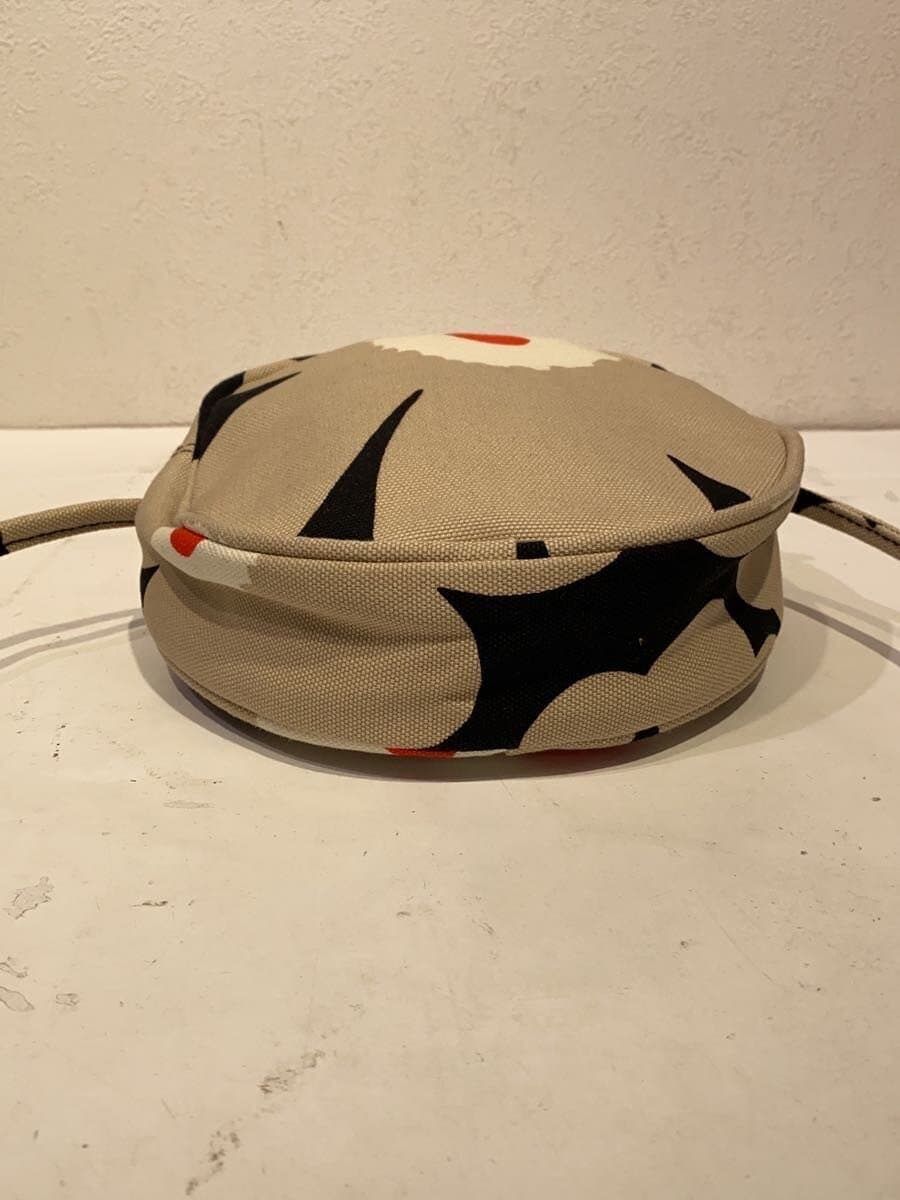 Marimekko shoulder bag canvas BEG floral pattern 4