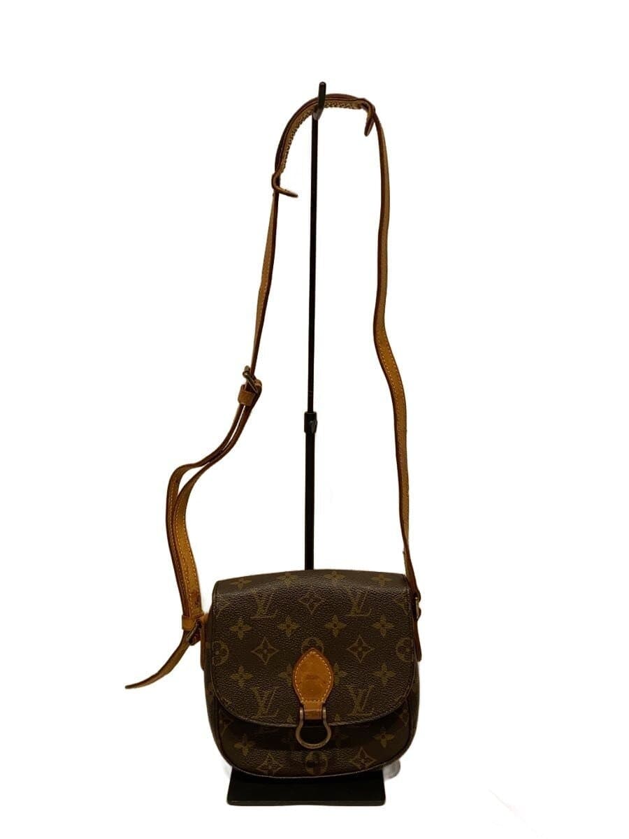 LOUIS VUITTON Sac Plat PM Monogram Canvas PVC BRW M51244