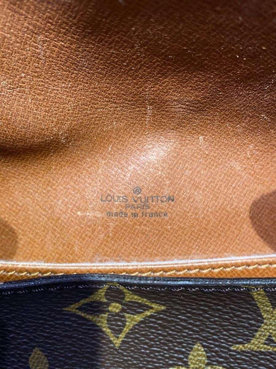 LOUIS VUITTON Sac Plat PM Monogram Canvas PVC BRW M51244 5