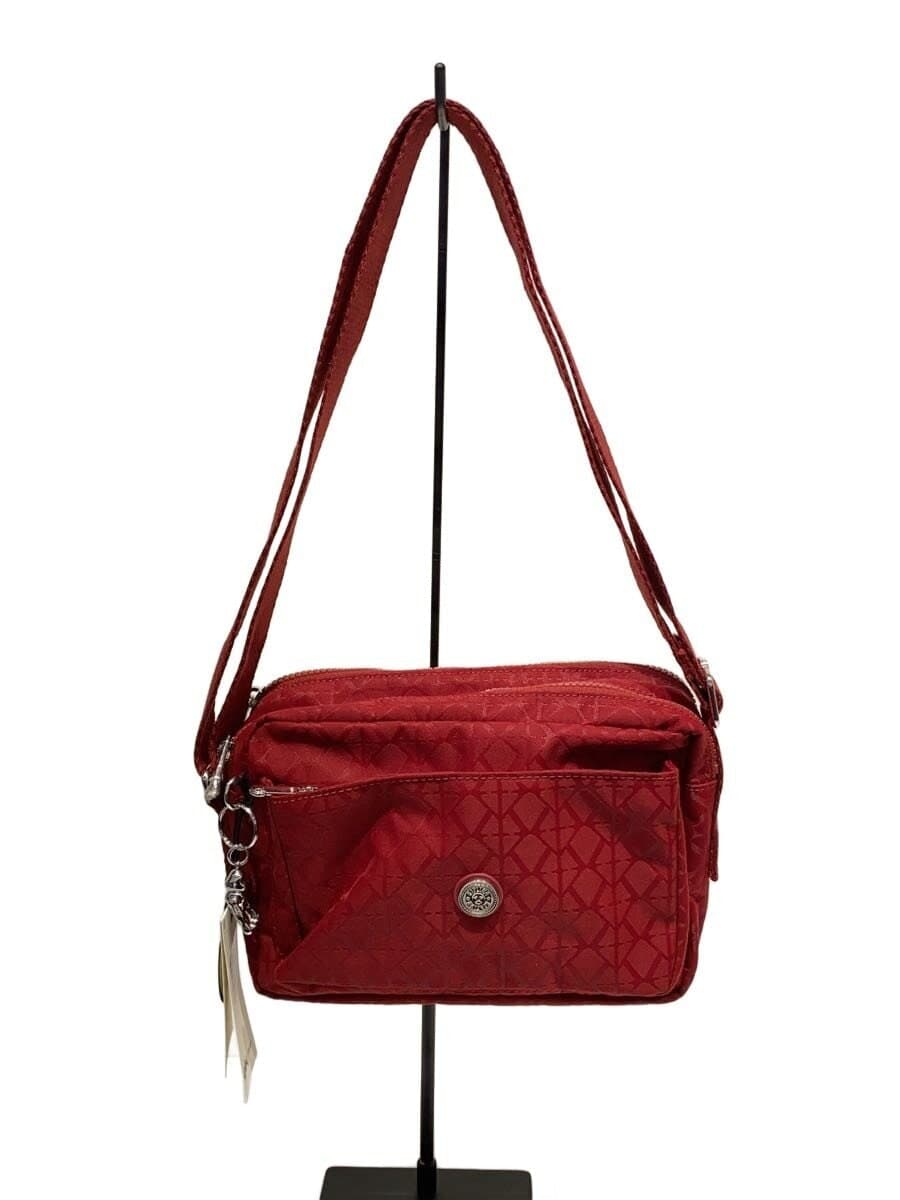 Kipling Shoulder Bag RED All Over Pattern