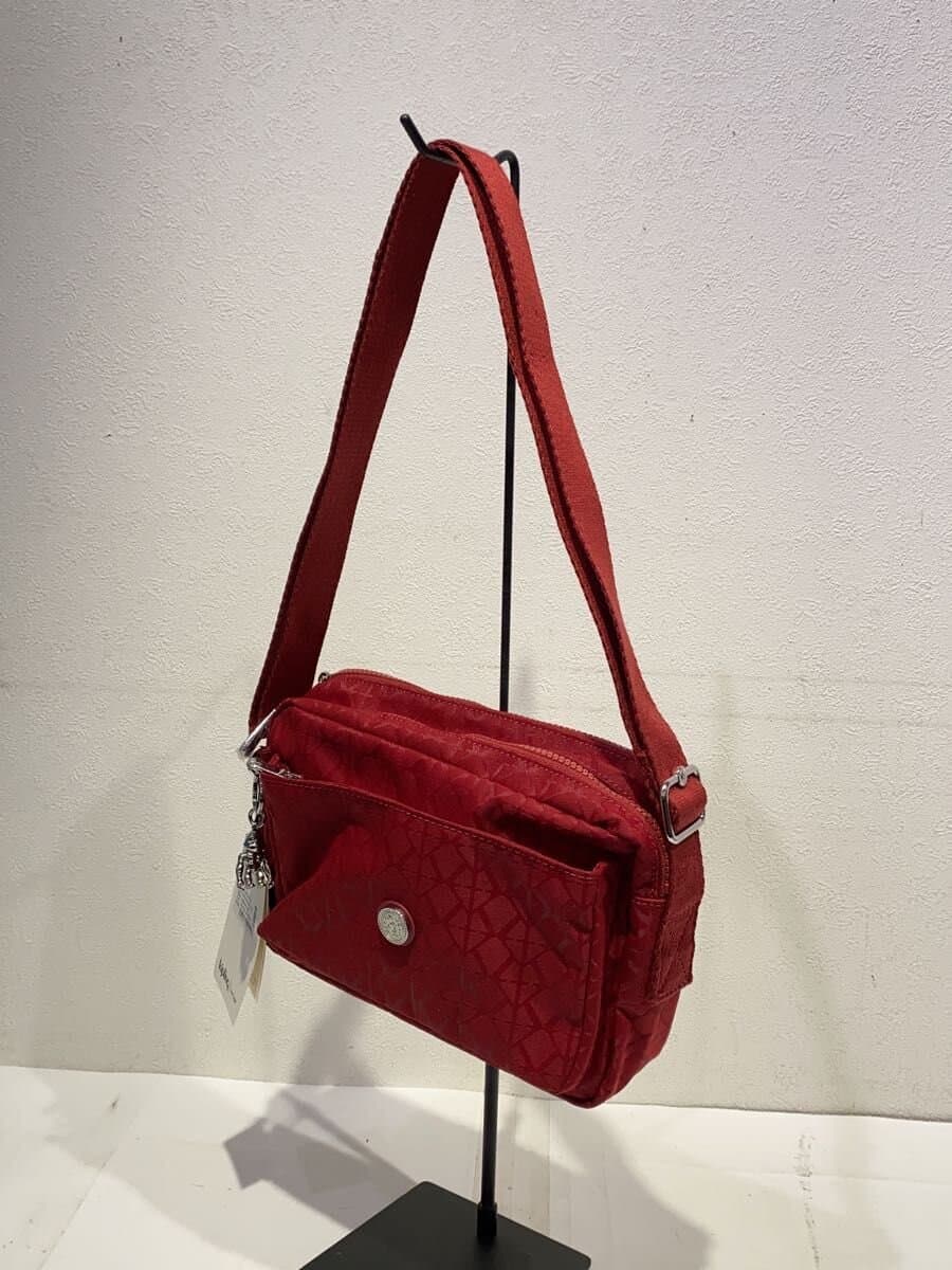Kipling Shoulder Bag RED All Over Pattern 2