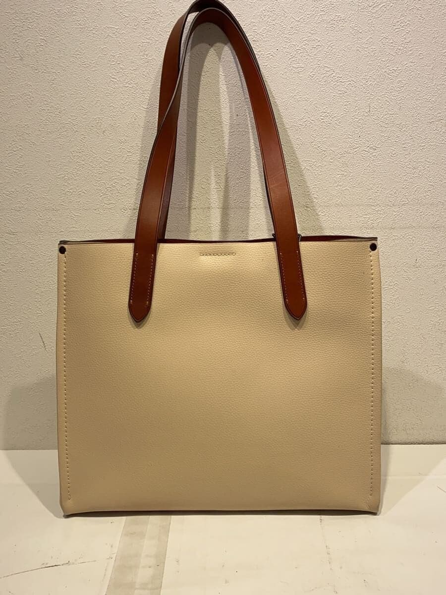 COACH Relay Tote 34 Leather CRM CH757 3