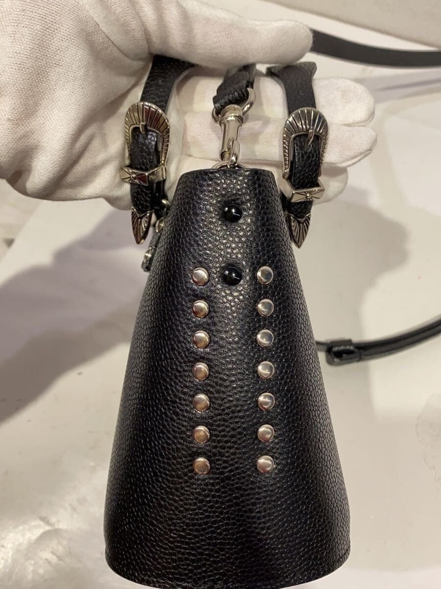 TOGA Shoulder Bag Leather BLK 8