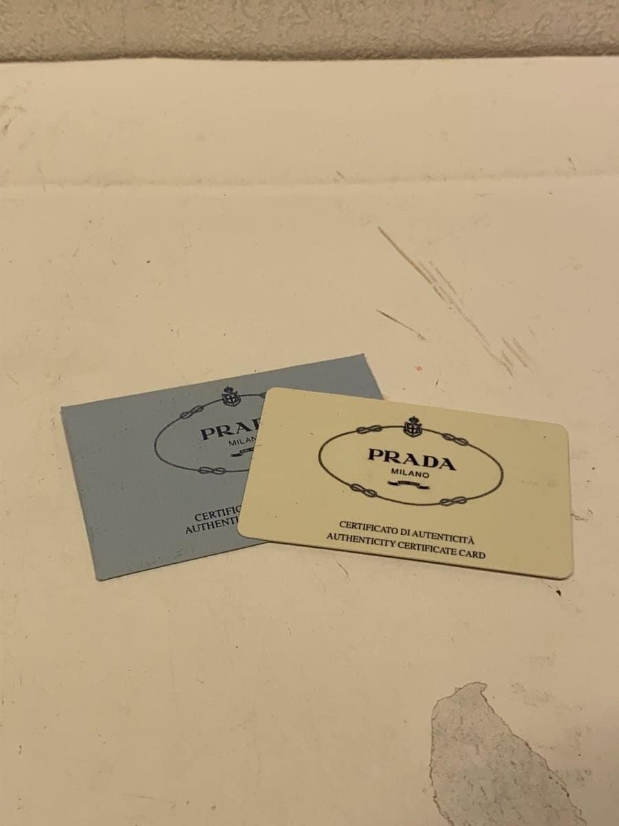 PRADA Shoulder Bag Nylon Black Solid Color 7