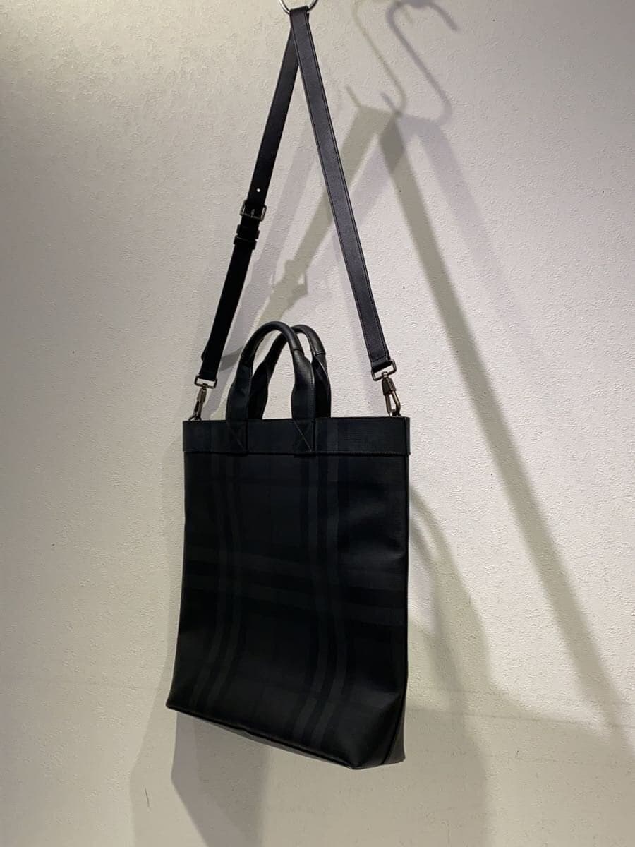 BURBERRY tote bag -- GRY check 2