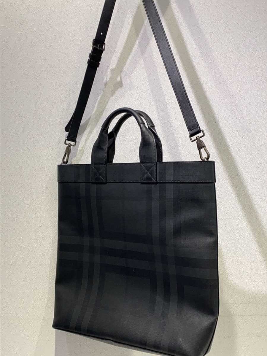 BURBERRY tote bag -- GRY check 3