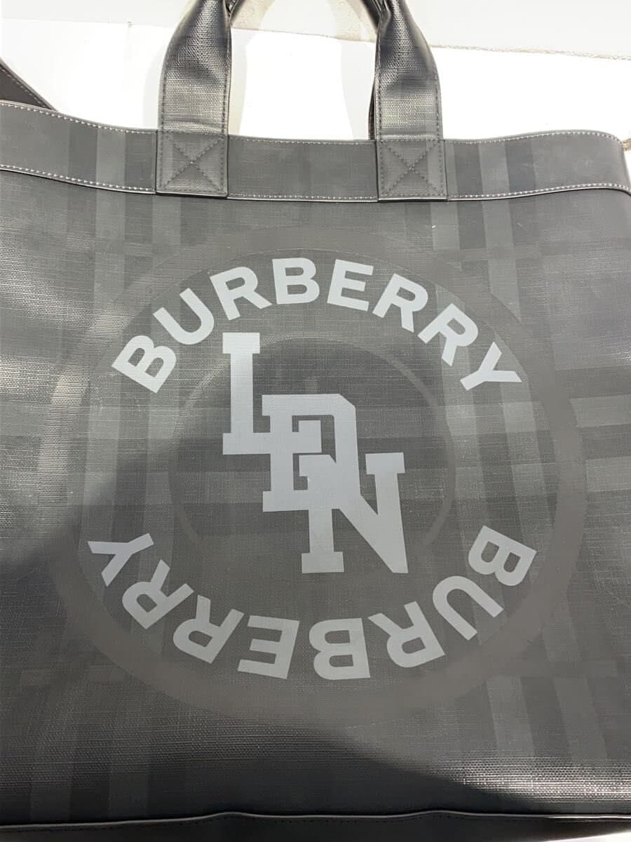 BURBERRY tote bag -- GRY check 5