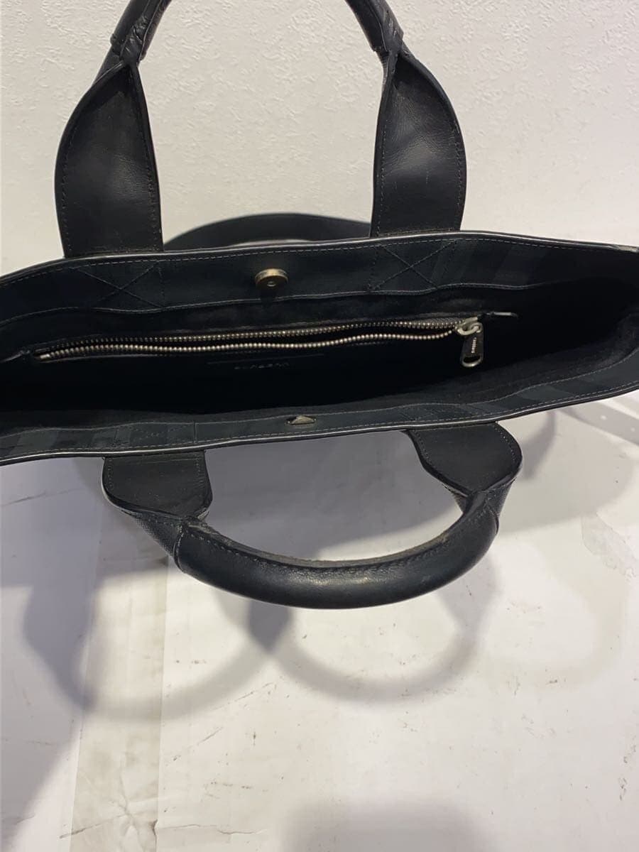 BURBERRY tote bag -- GRY check 6