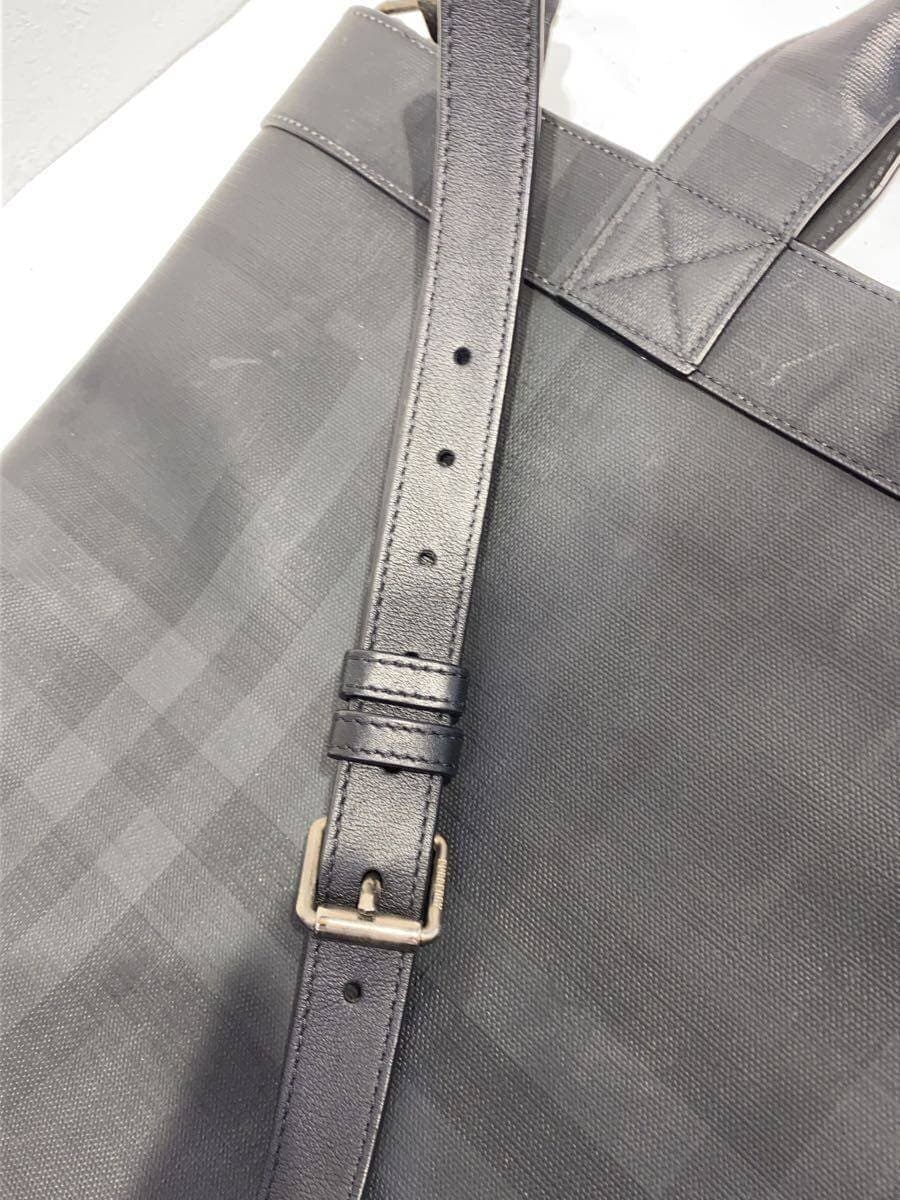 BURBERRY tote bag -- GRY check 7