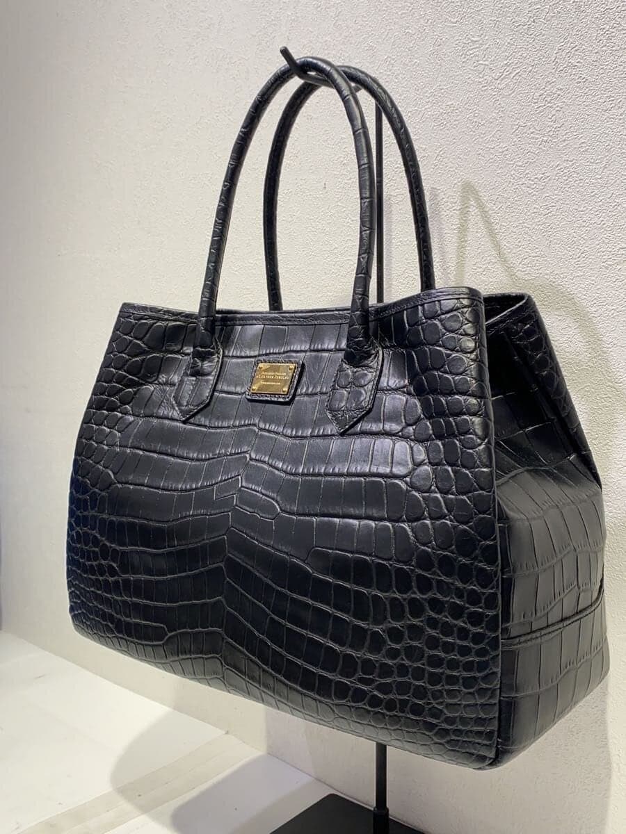 LEATHER JEWELS Handbag Leather BLK 2