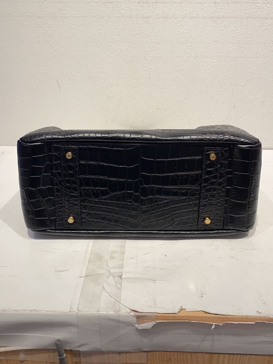 LEATHER JEWELS Handbag Leather BLK 4