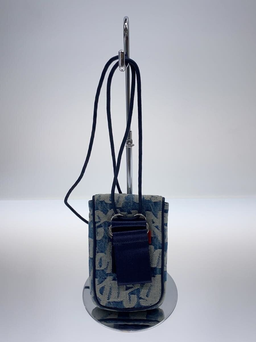 Supreme22ss fat tip jacquard denim neck pouch BLU All Over Pattern 3