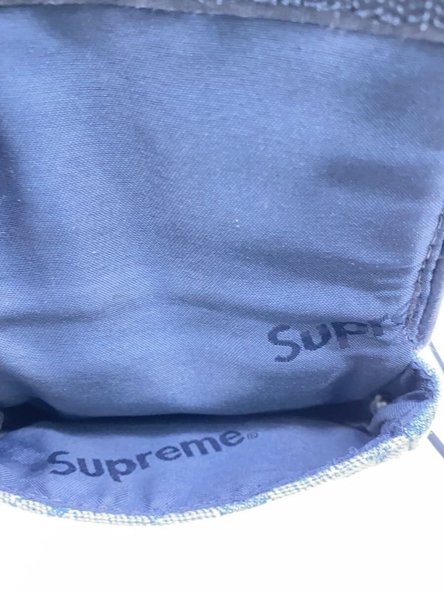 Supreme22ss fat tip jacquard denim neck pouch BLU All Over Pattern 6