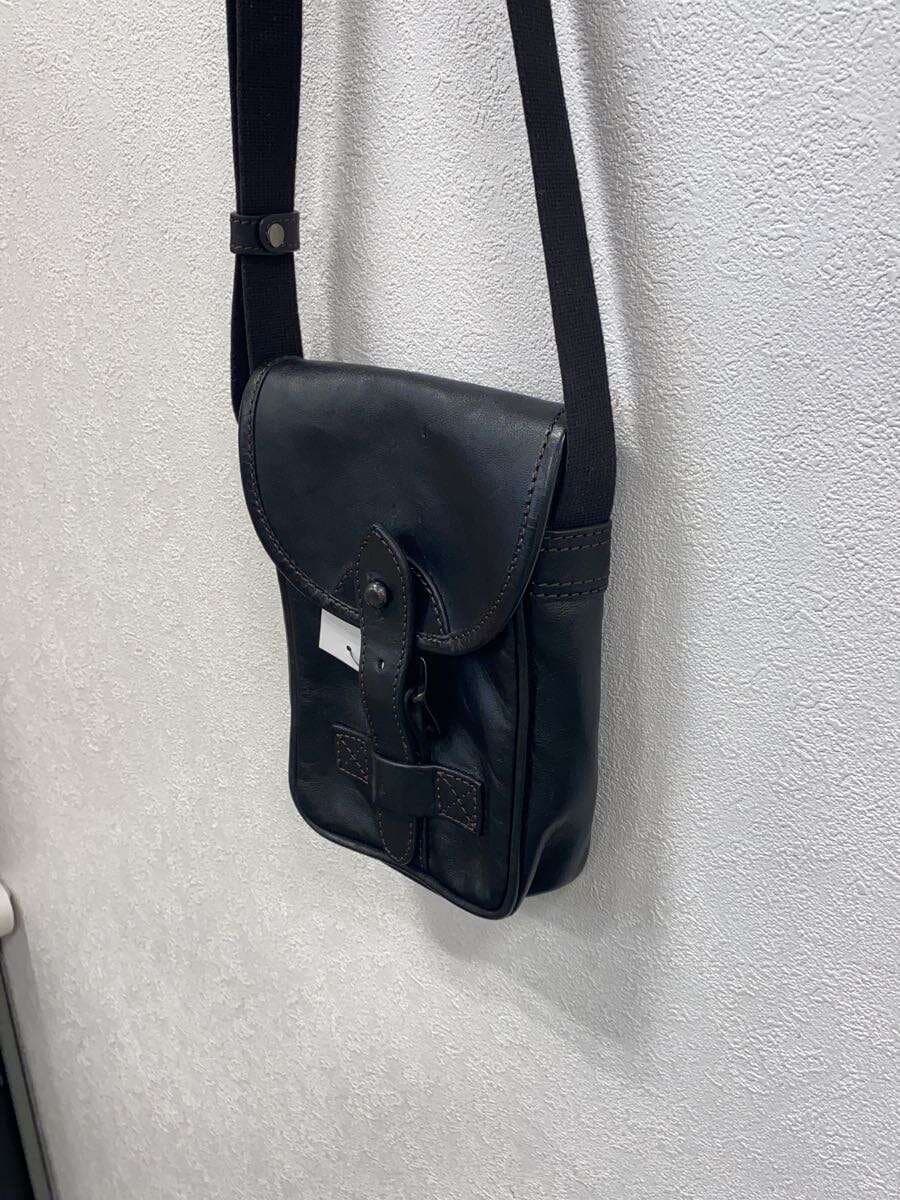 FIVE WOODS Shoulder Bag Horsehide BLK Solid 39459 BALLARAT 2