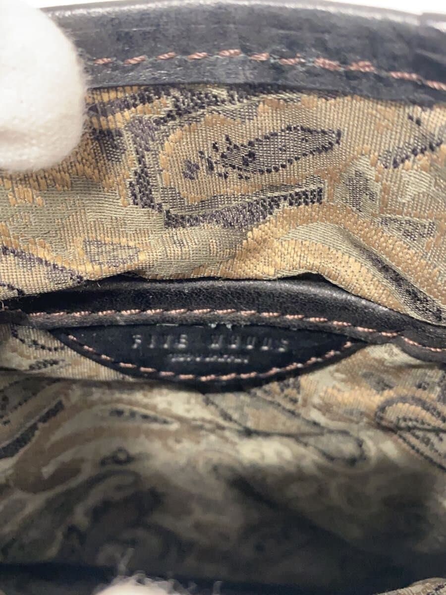 FIVE WOODS Shoulder Bag Horsehide BLK Solid 39459 BALLARAT 5