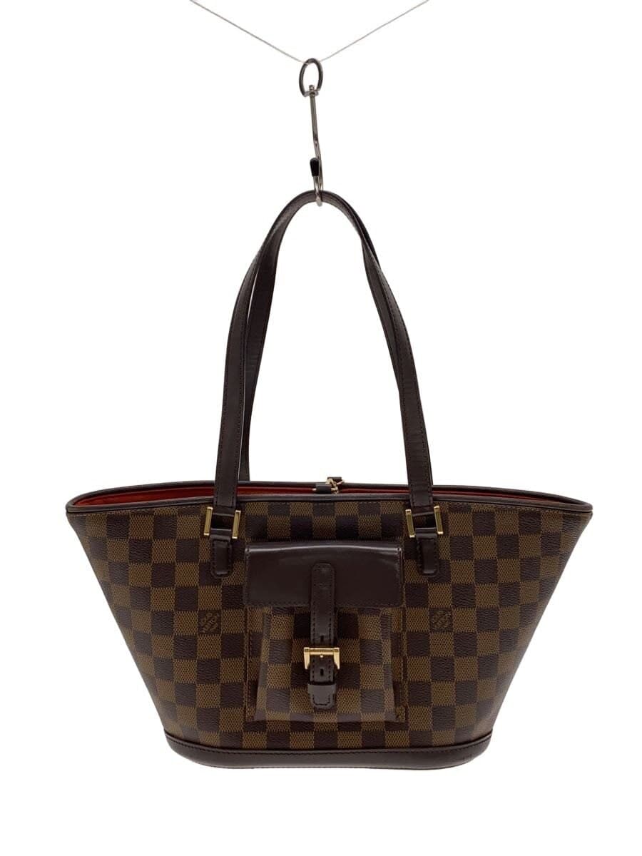 LOUIS VUITTON Monosque PM Damier Ebene PVC BRW N51121