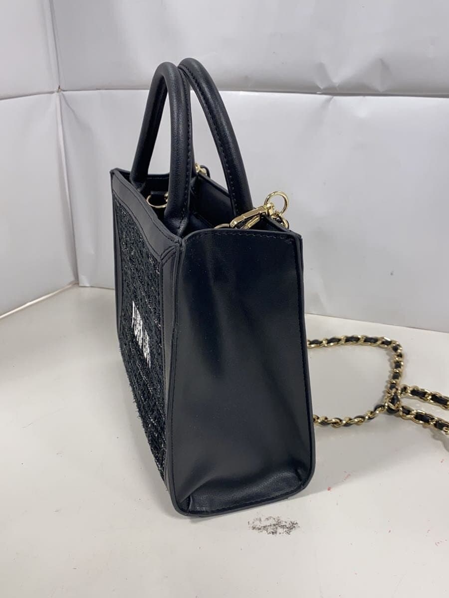 furfur Shoulder Bag Tweed BLK RWGB241512 2